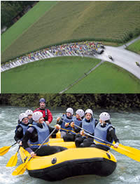 1 semaine entre La Pascal Richard, le Lac de la Gruy�re, les montagnes, les traditions et du fun en rivi�re